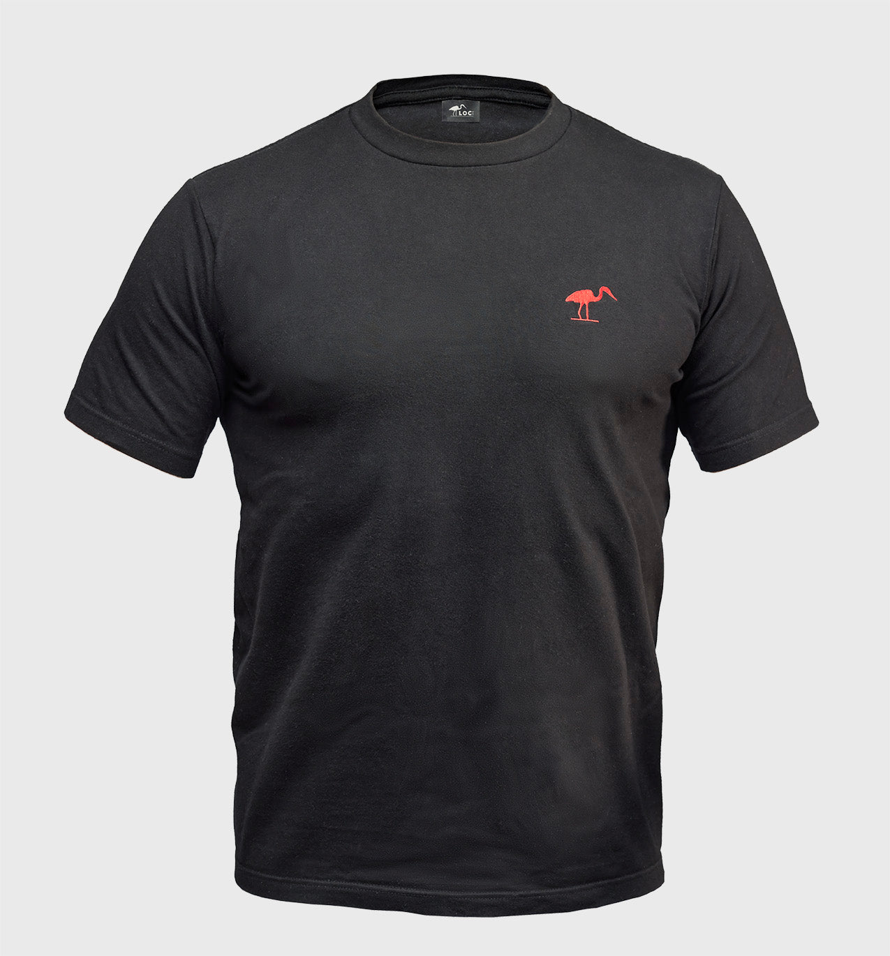 Heavy Cotton Ebroidered logo Tee